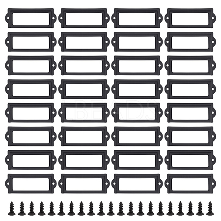 40Pcs Iron Label Frame FIND-MA0001-20EB-1