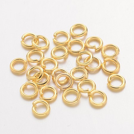 Brass Open Jump Rings JRC4MM-G-1