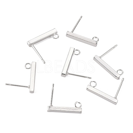 304 Stainless Steel Stud Earring Findings STAS-G224-21S-02-1