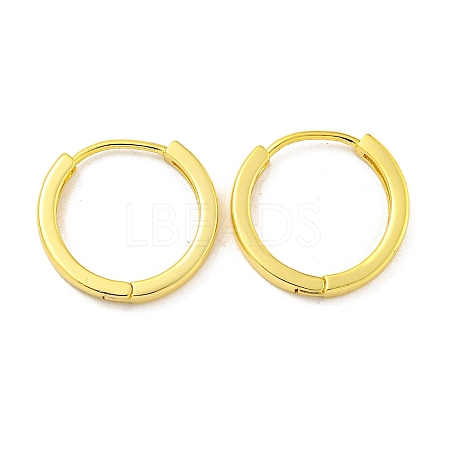 Brass Hoop Earrings EJEW-L211-08C-G-1