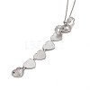 Heart Expanding Photo Locket Pendant Necklace for Women Men NJEW-SZ0001-40B-3