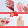 PVC Self Adhesive Fruit Decorative Stickers DIY-WH0304-806-6