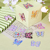 DIY Butterfly Dangle Earring Making Kit DIY-TA0006-34-5