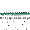 Electroplate Transparent Glass Beads Strands EGLA-A035-T4mm-L18-4