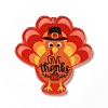 Thanksgiving Day Translucent Resin Pendants RESI-K019-10B-2