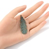 Tibetan Style Alloy Pendants PALLOY-YW0001-35-4