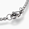 Non-Tarnish 304 Stainless Steel Box chain Necklaces NJEW-F242-13P-A-3