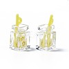 Imitation Drink Resin Pendants CRES-S359-32P-4