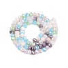 Electroplate Glass Beads Strands GLAA-T023-C16-02-2