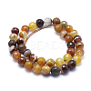 Natural Striped Agate/Banded Agate Beads G-J371-02-12mm-2