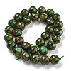 Synthetic Gold Clinquant Stone Beads Strands G-P549-A01-03D-3