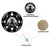 CREATCABIN 1Pc Chakra Gemstones Dowsing Pendulum Pendants FIND-CN0001-15H-3