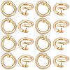 Brass Snap Clasps KK-BBC0021-49G-1