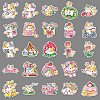 100Pcs Cat PET Stickers PW-WG73224-01-4