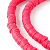 Handmade Polymer Clay Beads Strands CLAY-R089-6mm-Q093-4