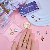 12Pcs 6 Styles Ion Plating(IP) 304 Stainless Steel Charms STAS-SC0008-82-3