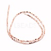 Electroplate Non-magnetic Synthetic Hematite Beads Strands G-L485-10B-RG-3