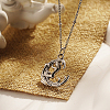 Non-Tarnish Stainless Steel Pendant Necklaces KM9071-2-1