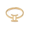 Real 18K Gold Plated 304 Stainless Steel Adjustable Finger Ring RJEW-L115-01G-06-2