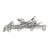 Branch Shaped Alloy Brooch Findings LS-AL-G001-02AS-1