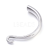 Non-Tarnish 304 Stainless Steel Hook Clasps STAS-M274-125P-2