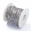 304 Stainless Steel Paperclip Chains CHS-H031-02P-4