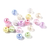Plating Opaque Acrylic Beads MACR-K361-06-1