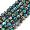 Dyed Natural Regalite/Imperial Jasper/Sea Sediment Jasper Beads Strands X-G-B124-C01-21-1