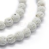Natural Lava Rock Round Beads Strands G-E508-04-8mm-3