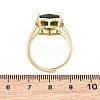 Heart Brass Micro Pave Cubic Zirconia Cuff Open Rings for Women CU-CBA0A21-02G-04-5