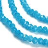 Baking Paint Imitation Jade Glass Bead Strands DGLA-A034-J2MM-A13-3