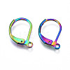 304 Stainless Steel Leverback Earring Findings STAS-N092-105-NR-2