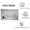Rectangle 201 Stainless Steel Blank Thermal Transfer Wallet Card DIY-WH0252-011-3