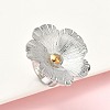 304 Stainless Steel Cuff Rings RJEW-D338-05B-GP-4