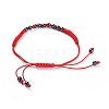 Adjustable Nylon Cord Braided Bead Bracelets BJEW-JB04426-01-3