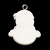 Christmas Opaque Resin Pendants CRES-D016-01H-2