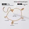 304 Stainless Steel Charm Anklets for Women YT2164-1-1