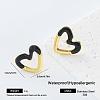 304 Stainless Steel Enamel Stud Earrings for Women JJ0945-4-1