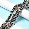 Tibetan Style dZi Beads Strands G-F726-A14-2