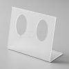 2-Hole Acrylic Stand for Soft Silicone Ear Displays FIND-WH0145-44-1