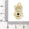 Brass Micro Pave Cubic Zirconia Pendants KK-Q068-04C-3
