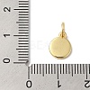 Real 18K Gold Plated Brass Enamel Charms KK-L216-001G-K-4