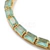 Rack Plating Brass Rectangle Link Chain Bracelet BJEW-Q771-05G-2