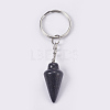 Synthetic Blue Goldstone Keychain KEYC-P041-A09-2