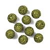 Grade A Rhinestone Pave Disco Ball Beads RB-Q105-3-1