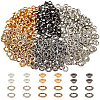  300 Sets 3 Colors Brass Rhinestone Grommet Eyelet Findings DIY-NB0007-68-1
