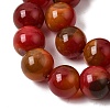 Natural Multi-Color Agate Beads Strands G-A261-B03-14mm-8