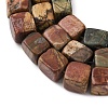Natural Picasso Stone/Polychrome Jasper Beads Strands G-D098-D02-4