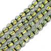 Handmade Foil Lampwork Beads Strands FOIL-K003-06B-11-1