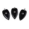 Natural Obsidian Pendants G-Q601-47A-1
